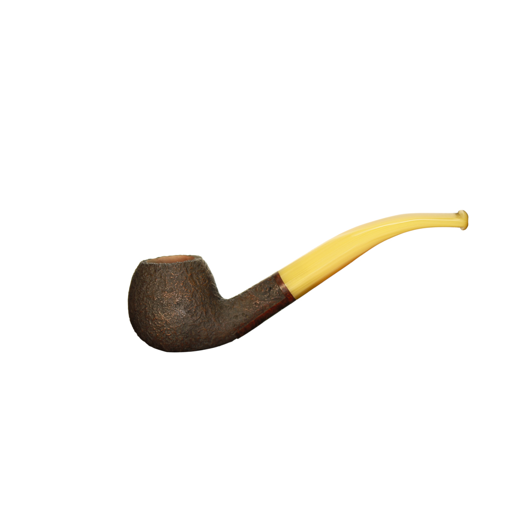 Pipe Mini Soleil Couchant 03 en bruyère, forme courbe