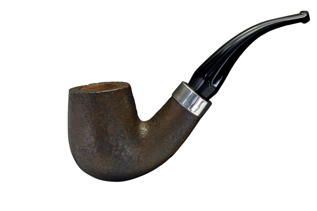 Pipe Army Granite 85 en bruyère, forme billard courbe, gros modèle