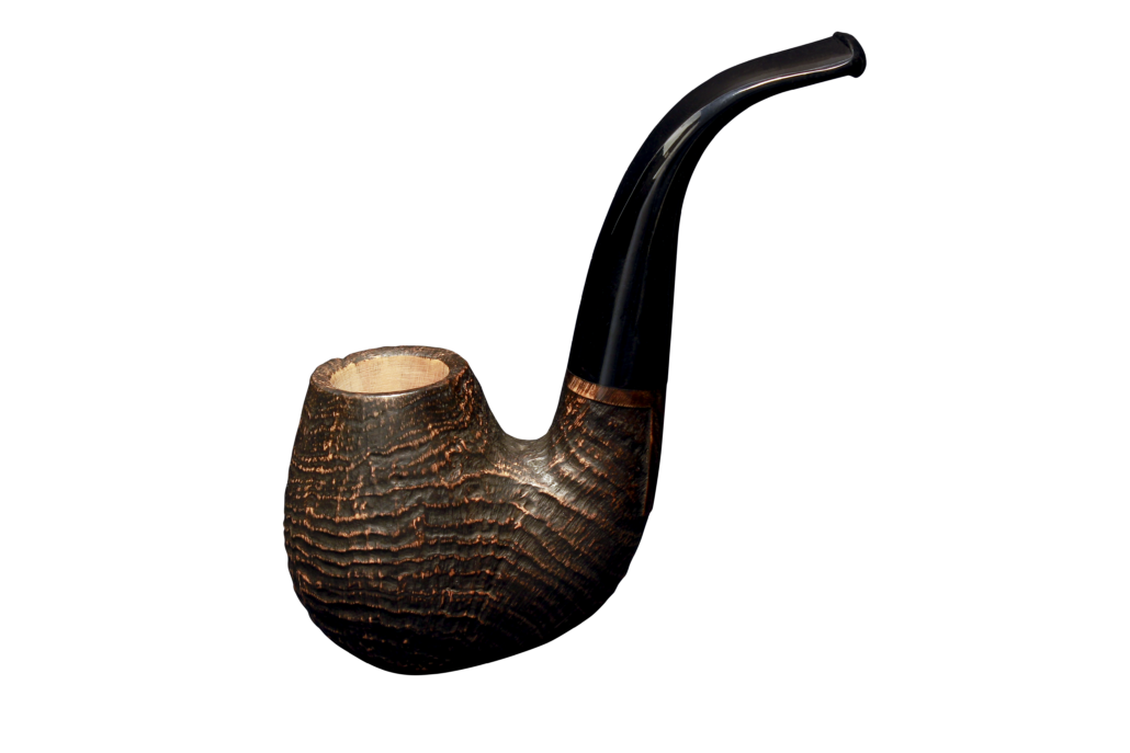 Pipe Granite Super Géante 3608 en bruyère, forme oom Paul courbe