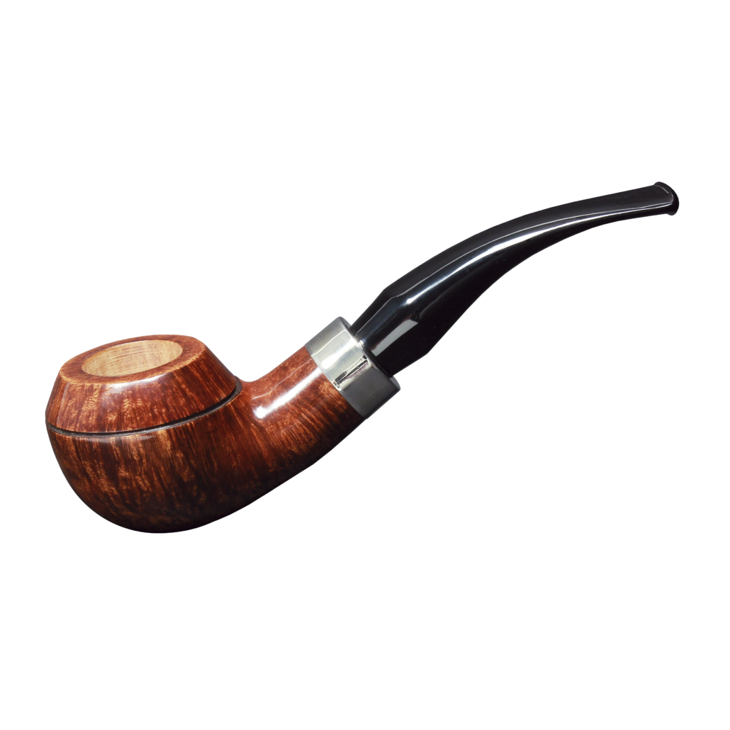 Pipe Army 271 Bordeaux en bruyère, forme courbe, fourneau arrondi
