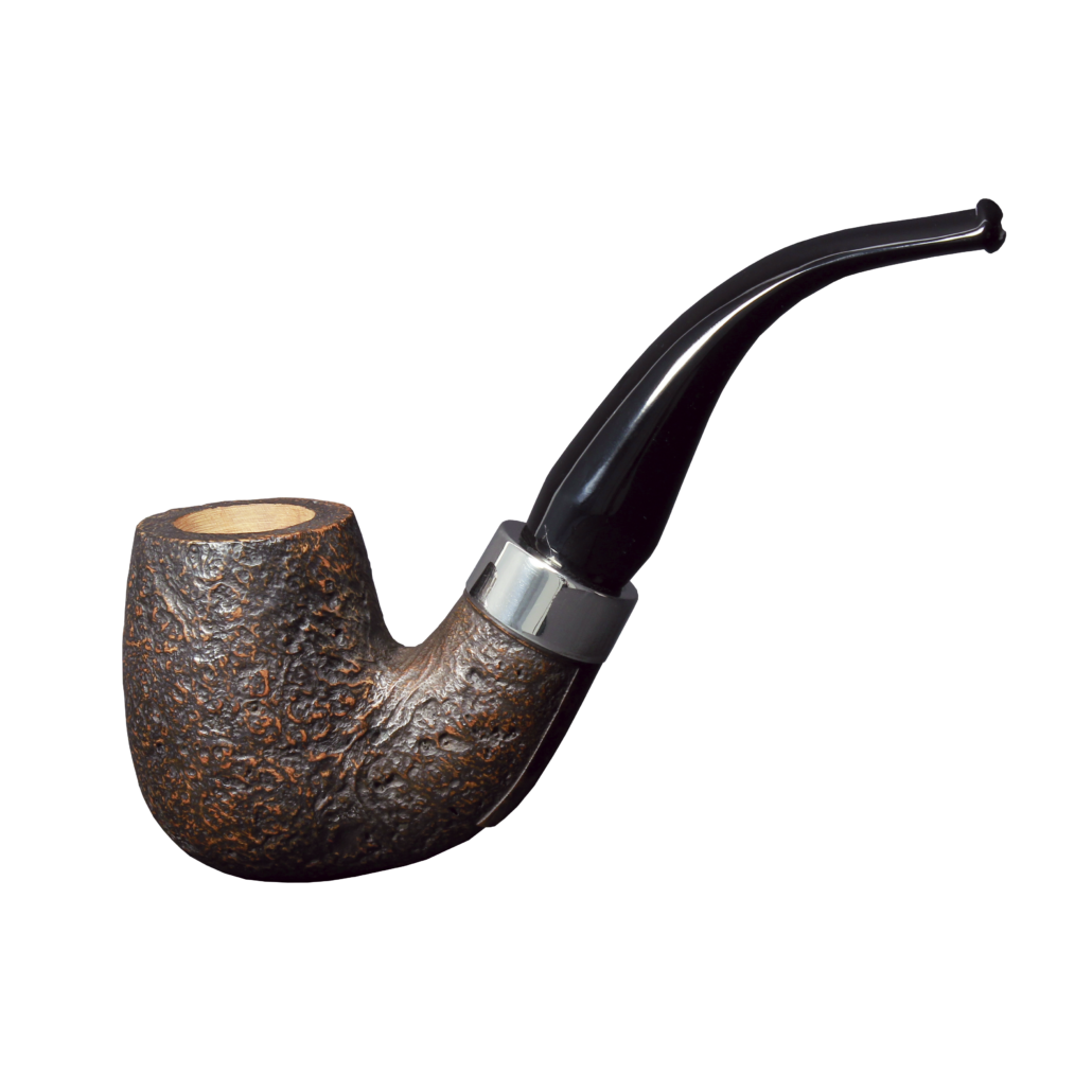 Pipe Army Granite 11 en bruyère, forme billard courbe