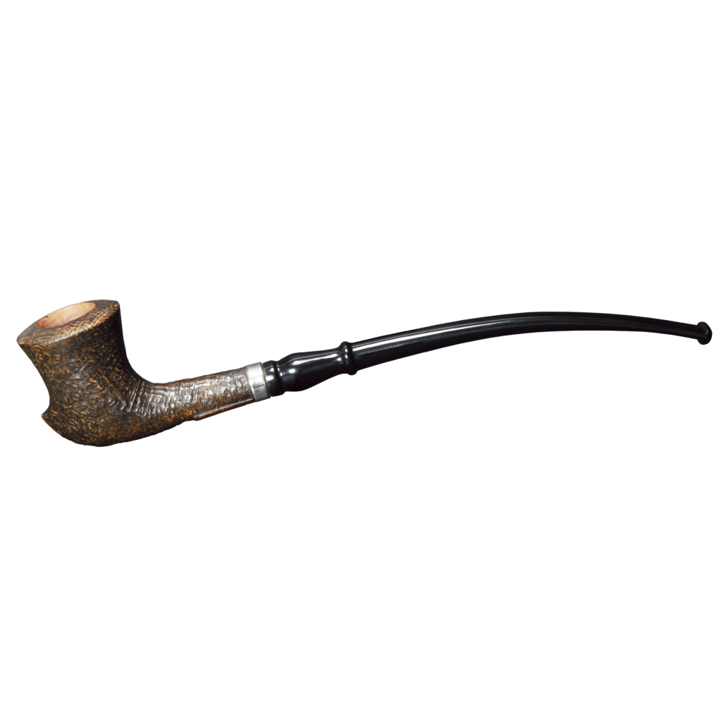 Pipe Mini Liseuse 14 Granite en bruyère, forme demi-courbe